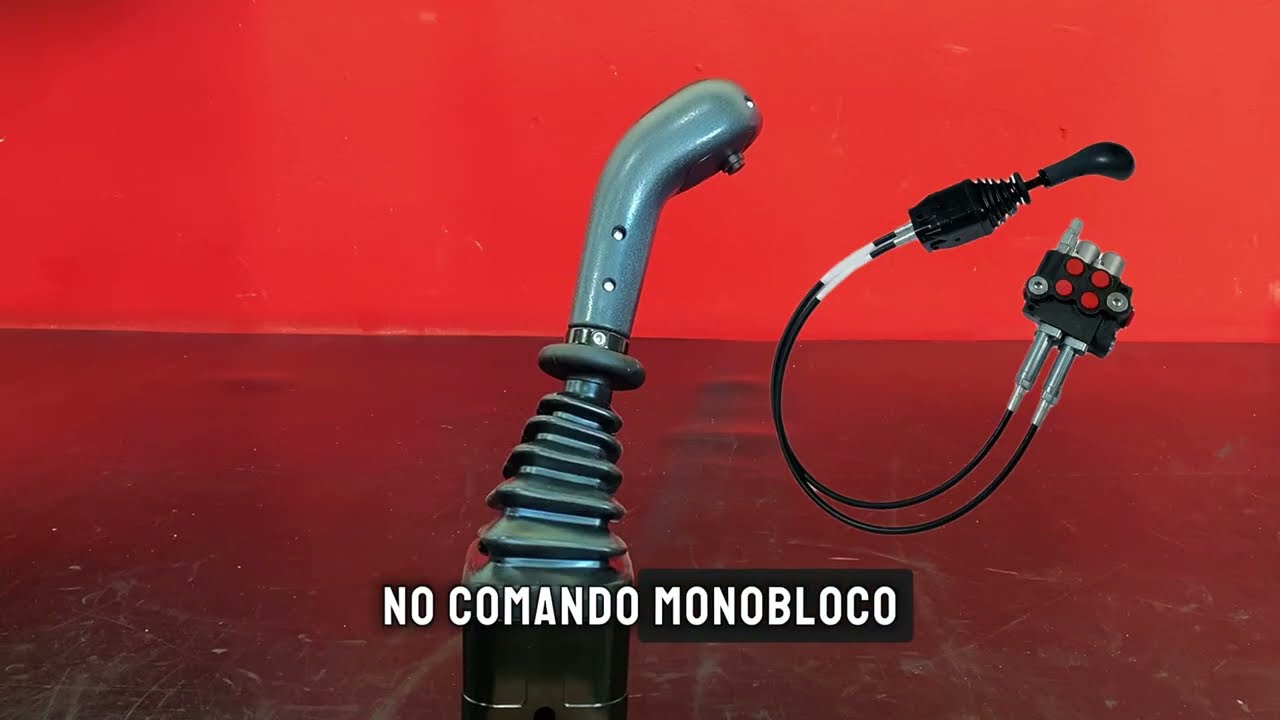 Montagem Joystick Comando Hidráulico para Trator