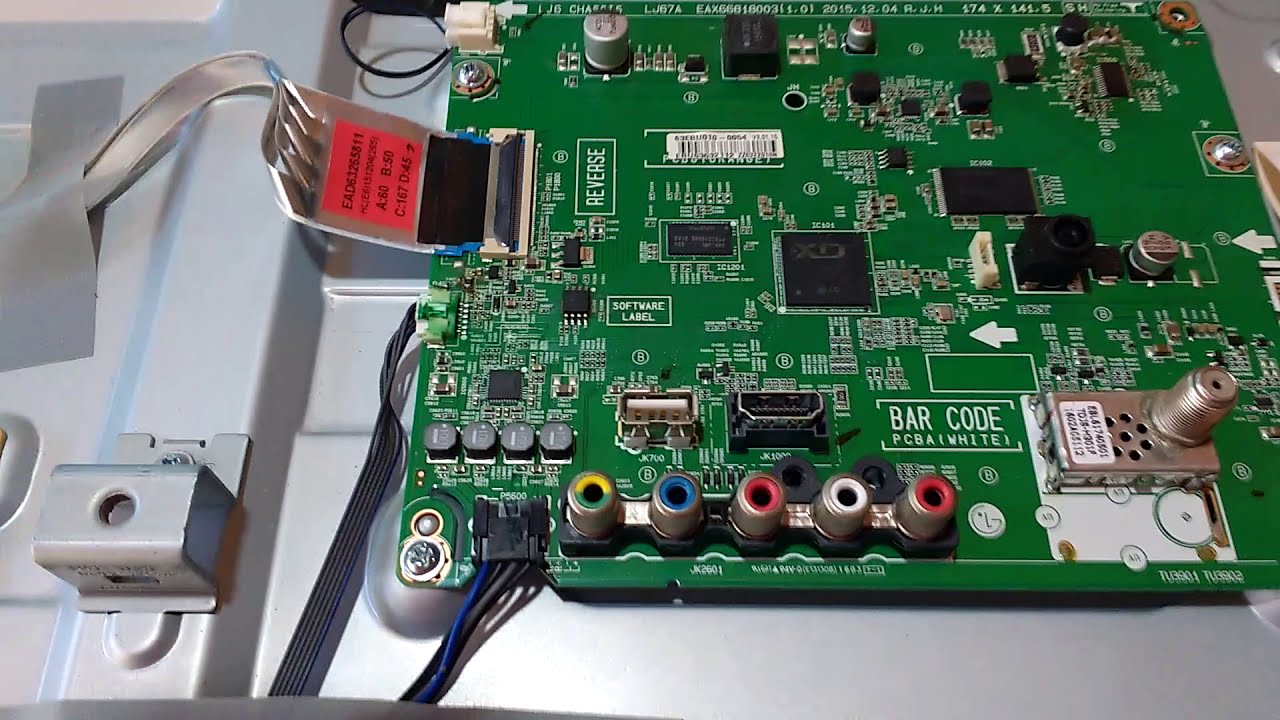 TV LG 43LH5150 não liga só acende led power