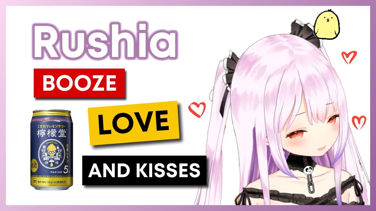 Drunk Rushia is a loving Rushia: Drinking stream, chat and kisses