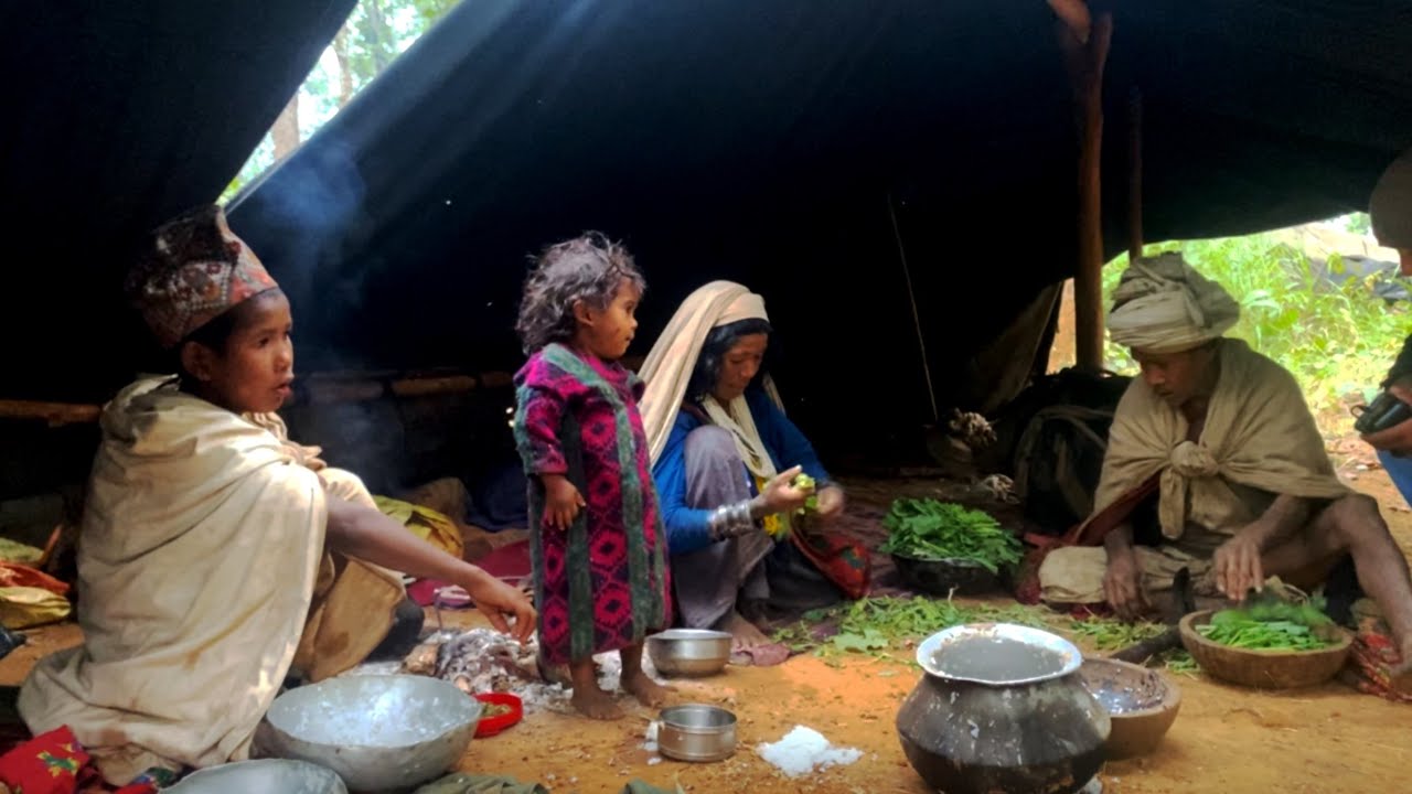🇳🇵Best Life in The Nepali Nomination Best Life in The  Nepal's LAST Nomad Raute Tribe Cooking Video’
