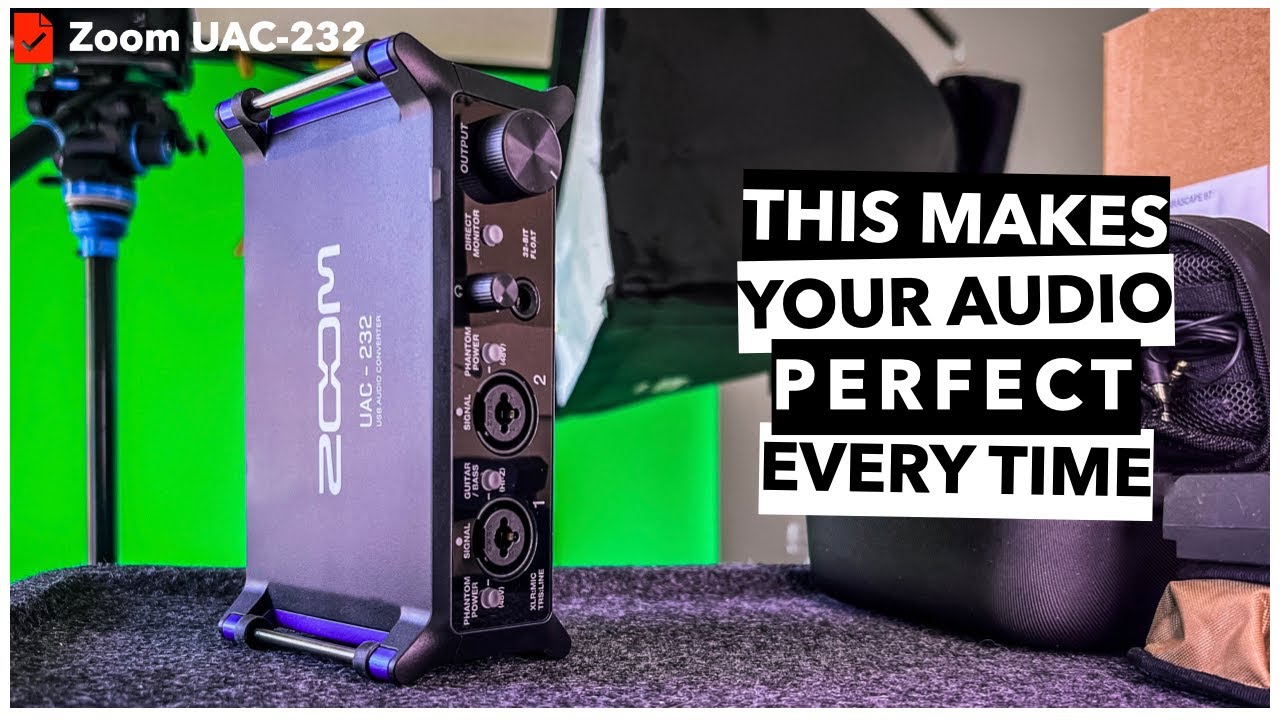Zoom UAC-232 32-bit float Audio Interface 🎤 PERFECT Audio, No More Clipping