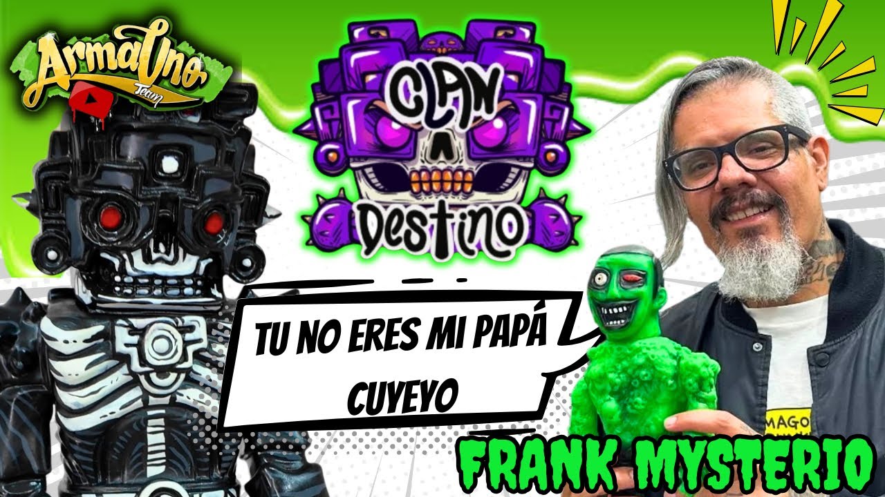 Art toy 🤖 el sofubi en mexico 🔥Frank mysterio🔥 CLANDESTINO