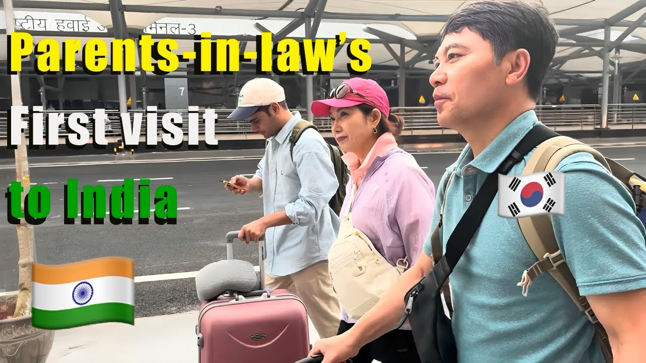 🇰🇷🇮🇳Первый влог об Индии от корейско-индийской пары!!