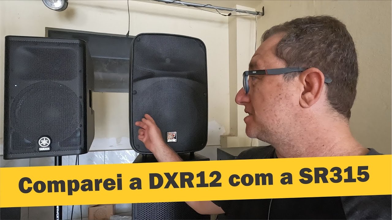 Comparei a Yamaha DXR12 com a Staner SR315