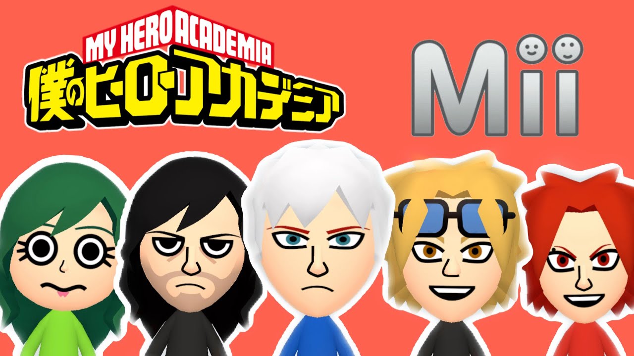 Making My Hero Academia Miis On Nintendo Switch Part 2 Deluxe