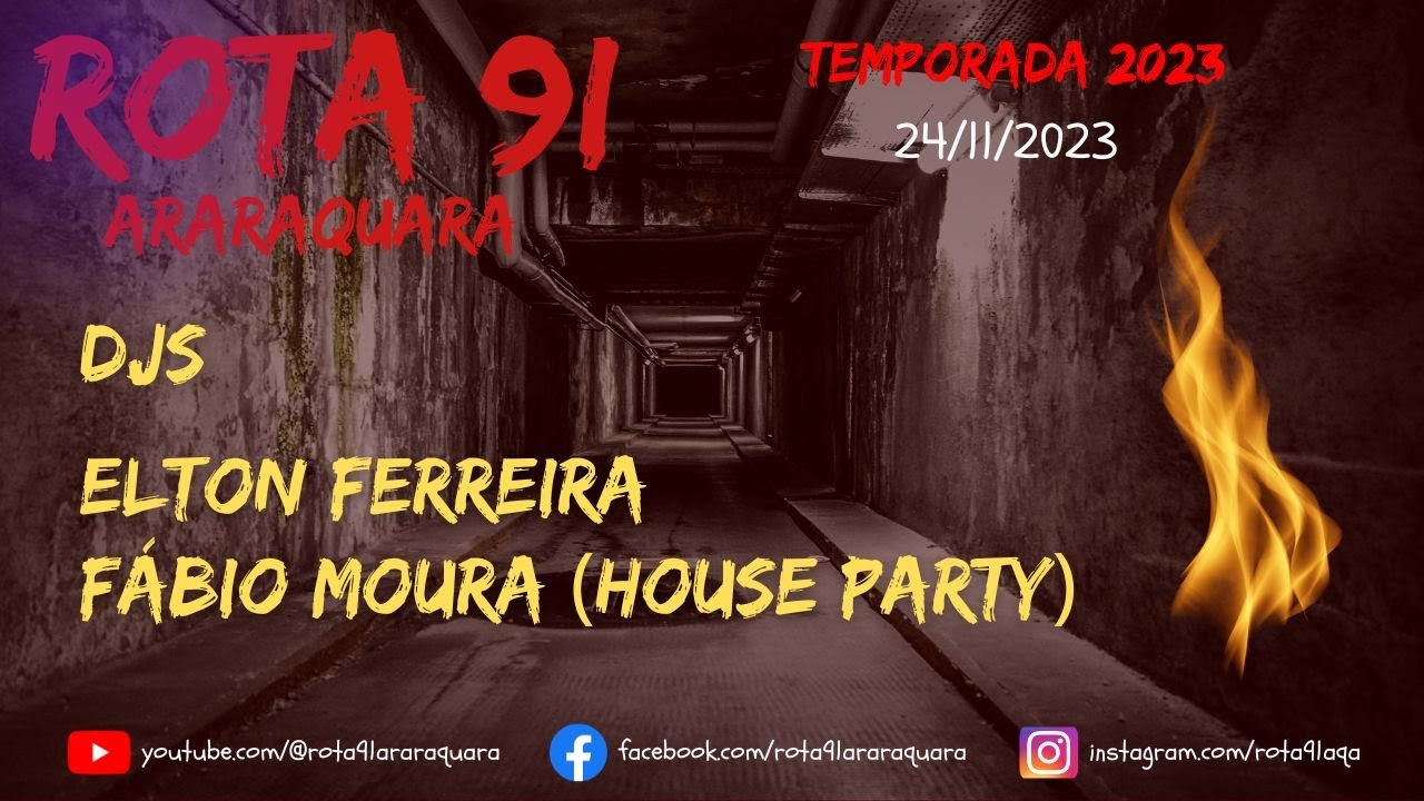 Programa Rota 91 - Temporada 2023 - DJ Elton Ferreira e Fábio Moura