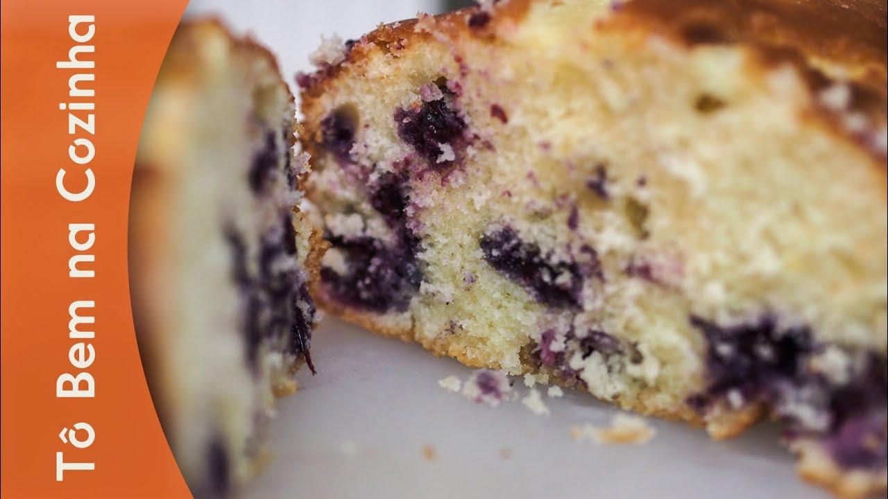 BOLO DE BLUEBERRY E LIMÃO - Receita de bolo inglês com mirtilo e limão (Episódio #14)