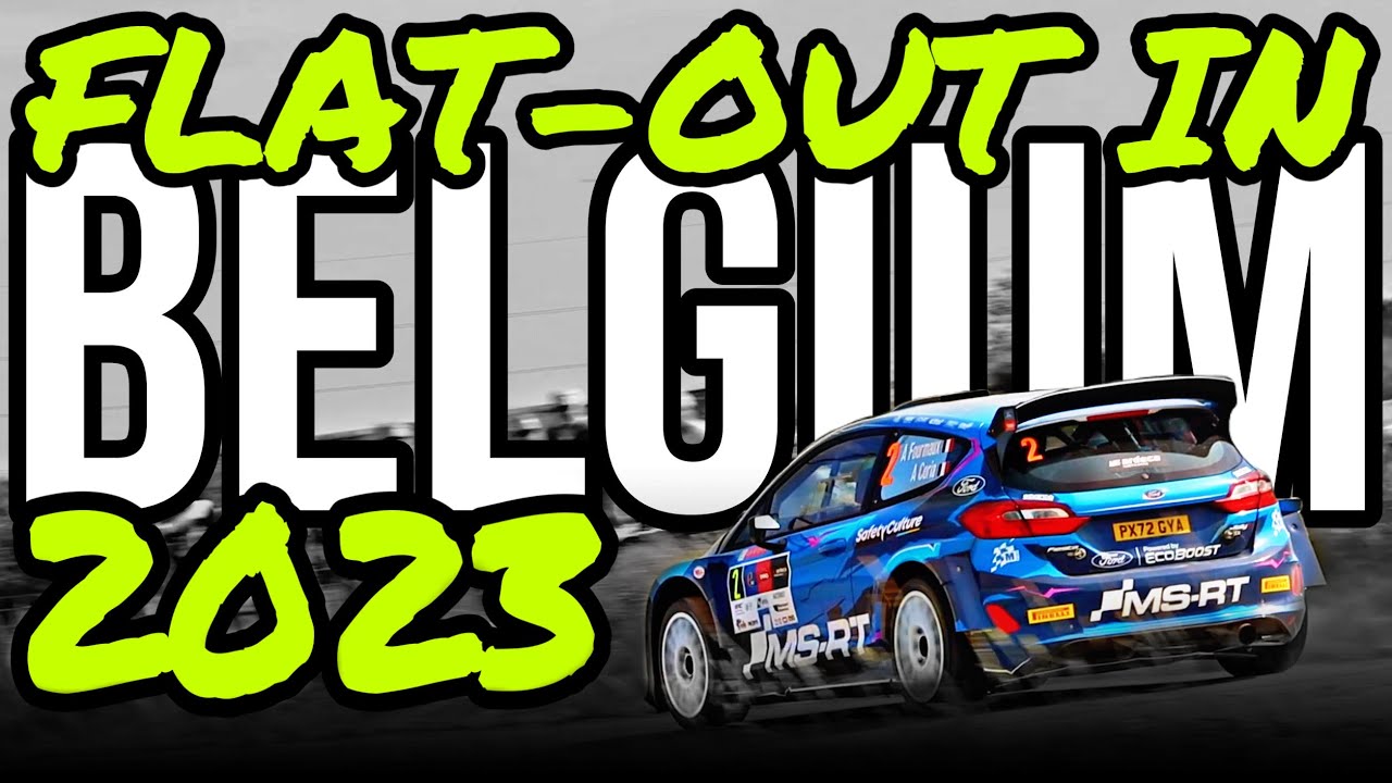 FLAT-OUT IN BELGIUM - Best 'On the Limit' RALLY ACTION 2023!