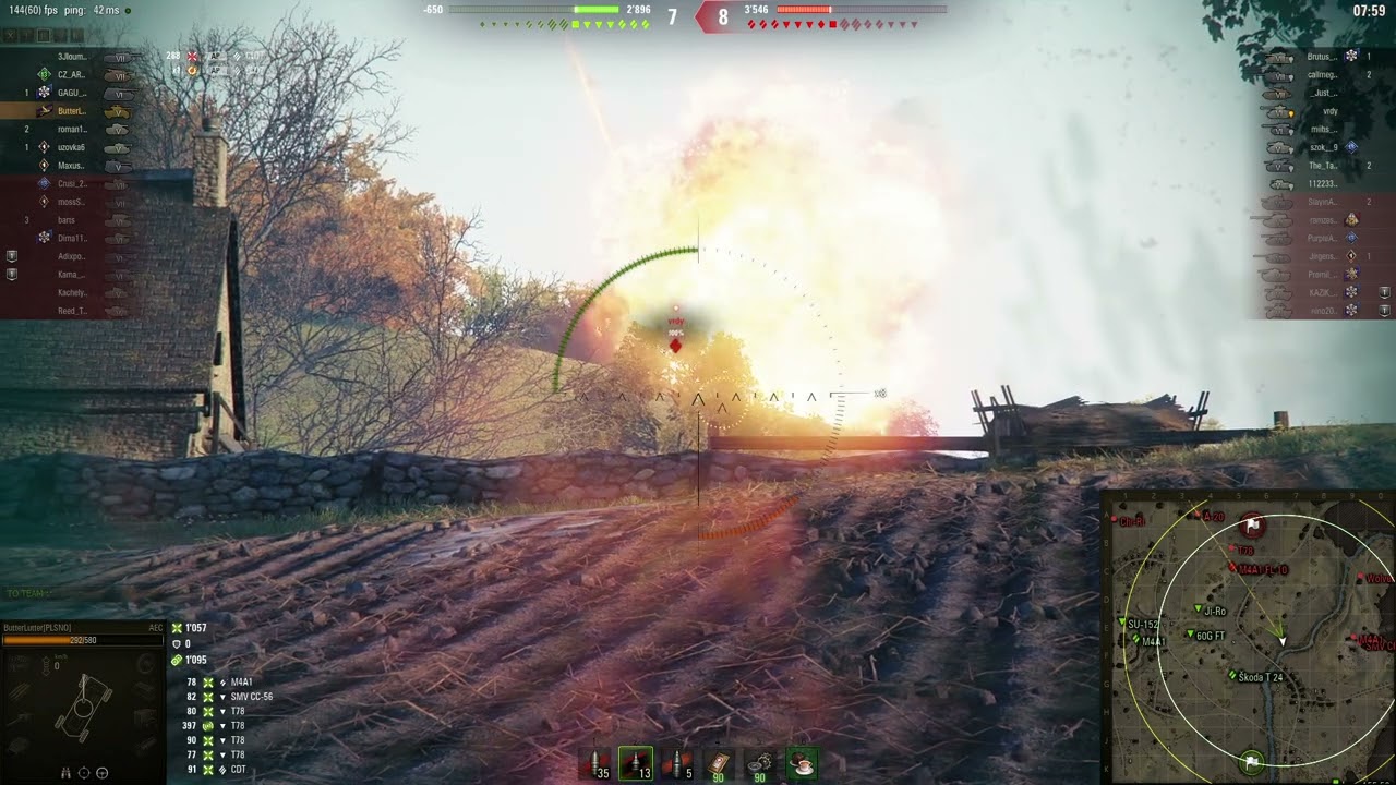 4405WN9 - AEC on Redshire - 2039dmg 4frags 1601assist - World of Tanks