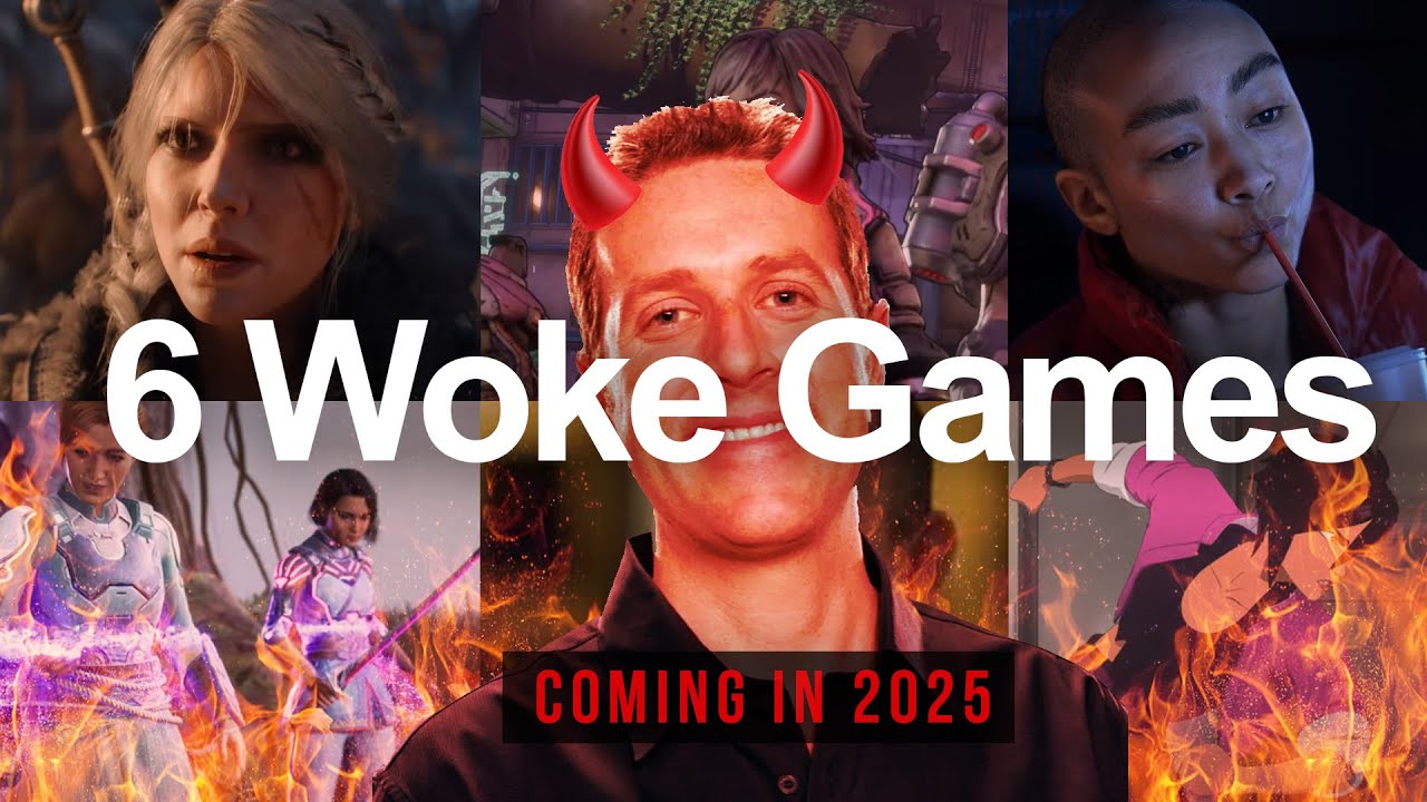 6 More Woke Games coming in 2025....