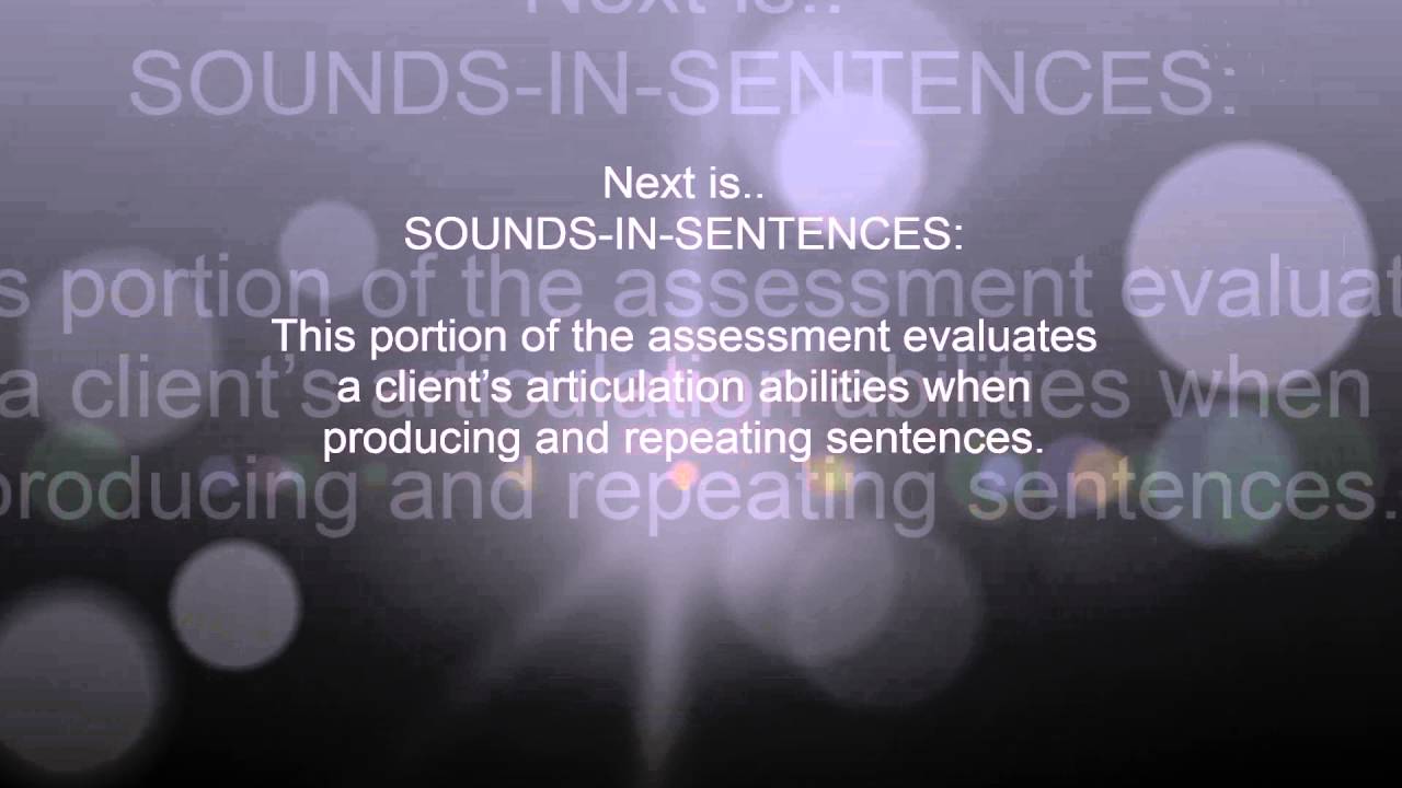 Goldman Fristoe Test of Articulation-3