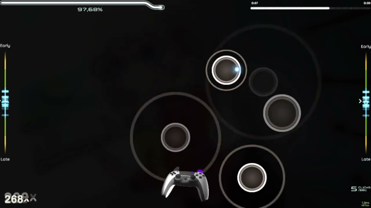 Osu | PS5 Controller (gyro/motion aim) | 167 pp