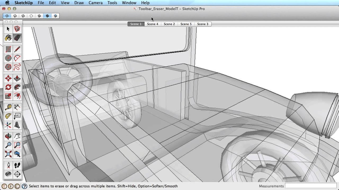 SketchUp Training Series: Eraser