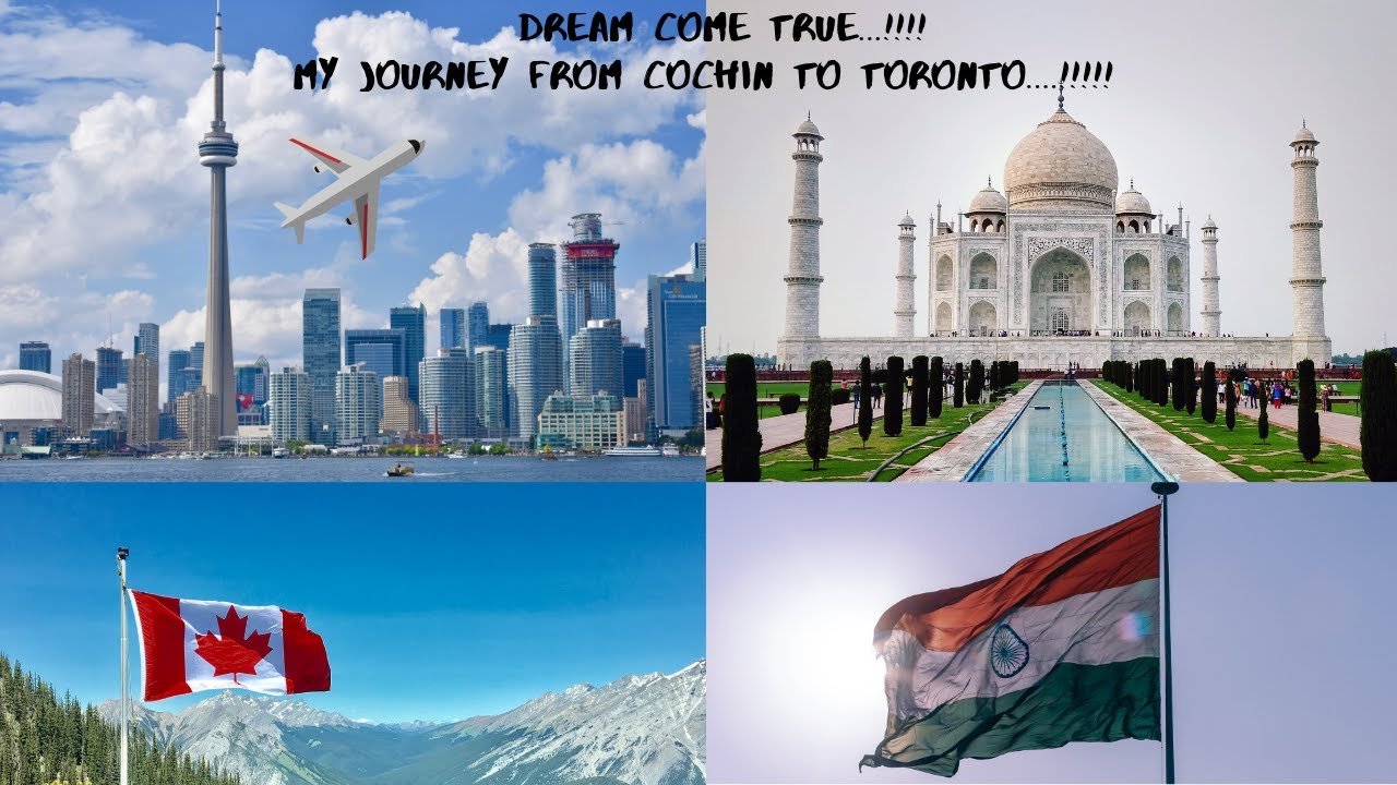 My Journey from Cochin  to Toronto |  [My flight from India to Canada ]