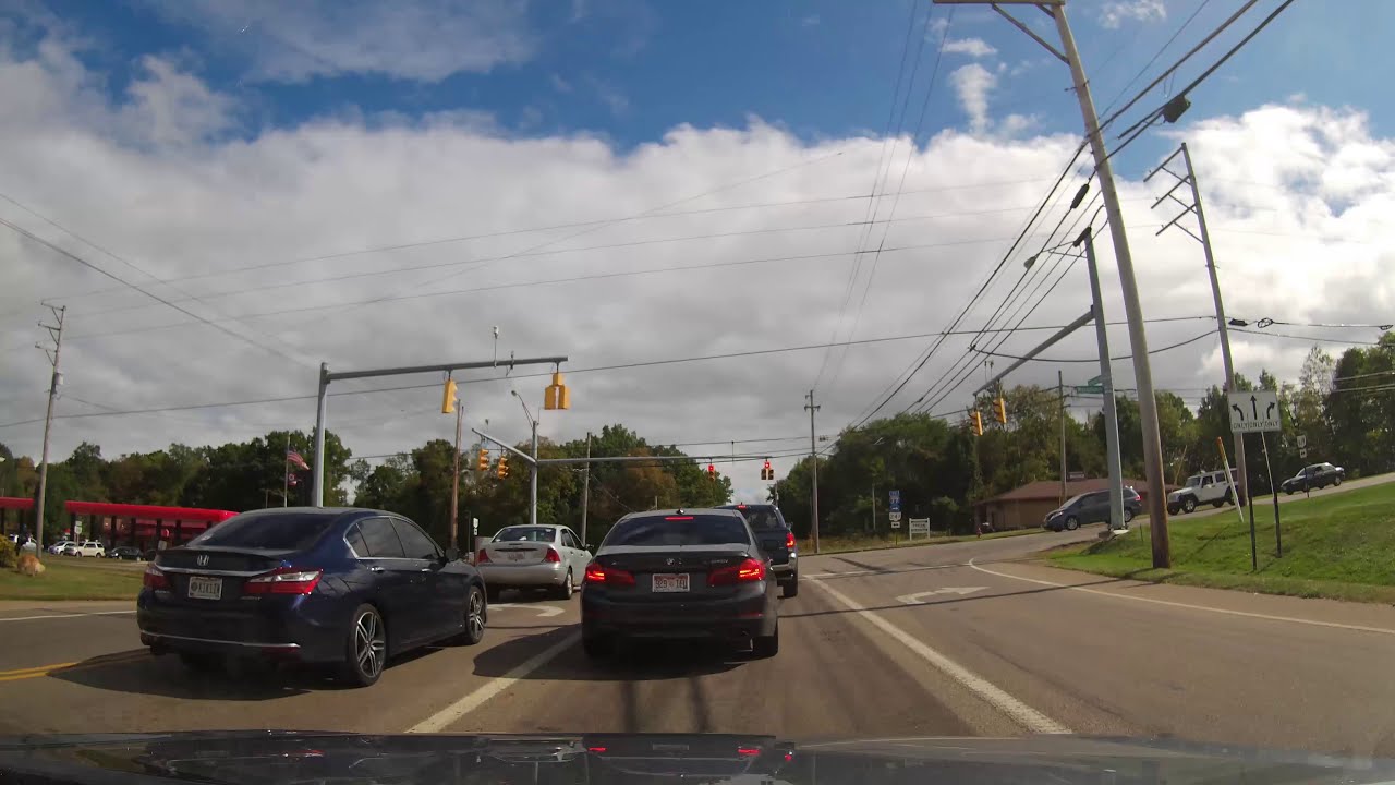 Driving through Green, Ohio