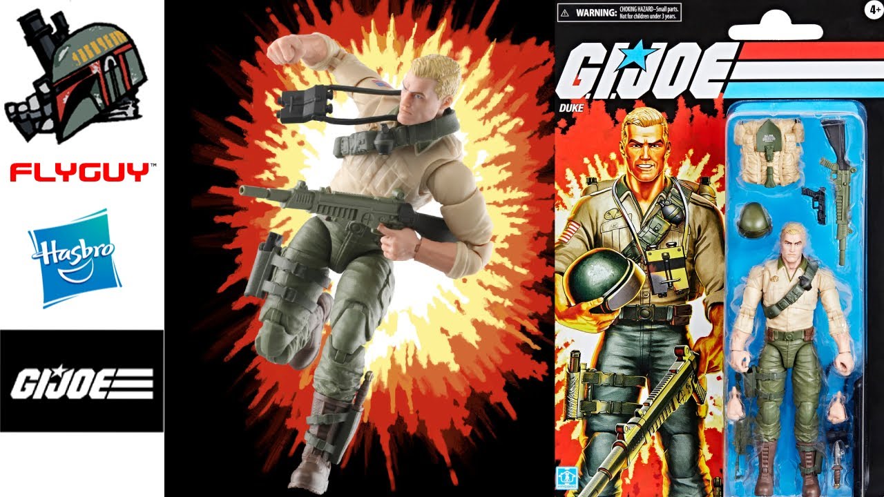 Hasbro G.I. Joe Classified Series Retro Cardback Duke Toy Action Figure Review FLYGUYtoys
