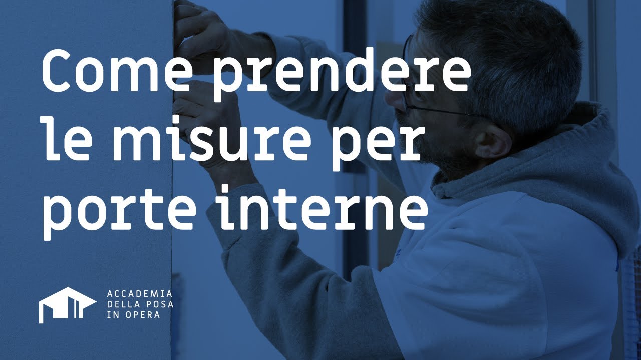 COME PRENDERE MISURE PORTE INTERNE (Scorrevoli e Non)