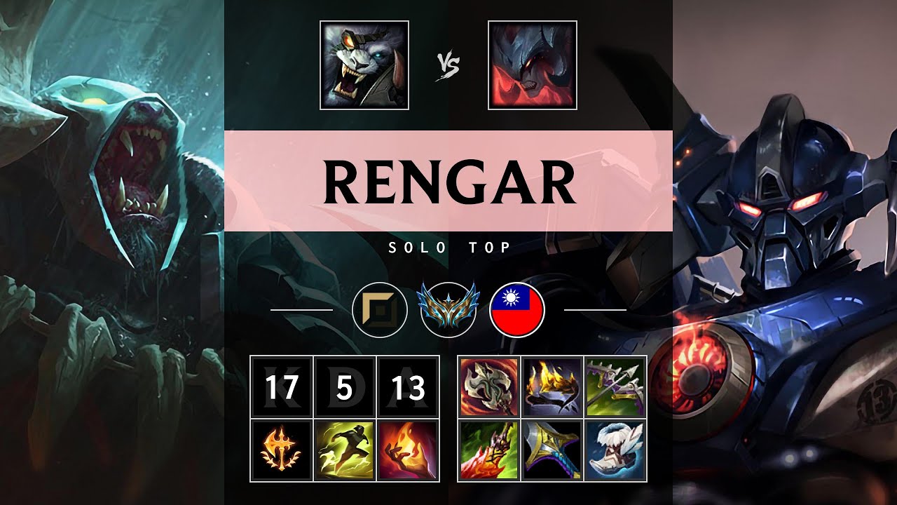 Rengar Top vs Aatrox - TW Challenger Patch 25.12
