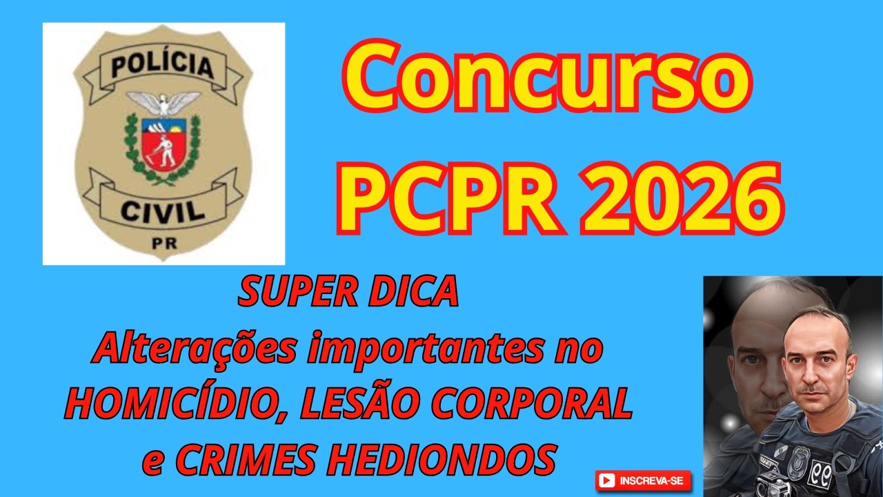 SUPER DICA PARA POLÍCIA CIVIL #concursopcpr #concursopcsc #concursopcsp #concursopolíciacivil #pcba