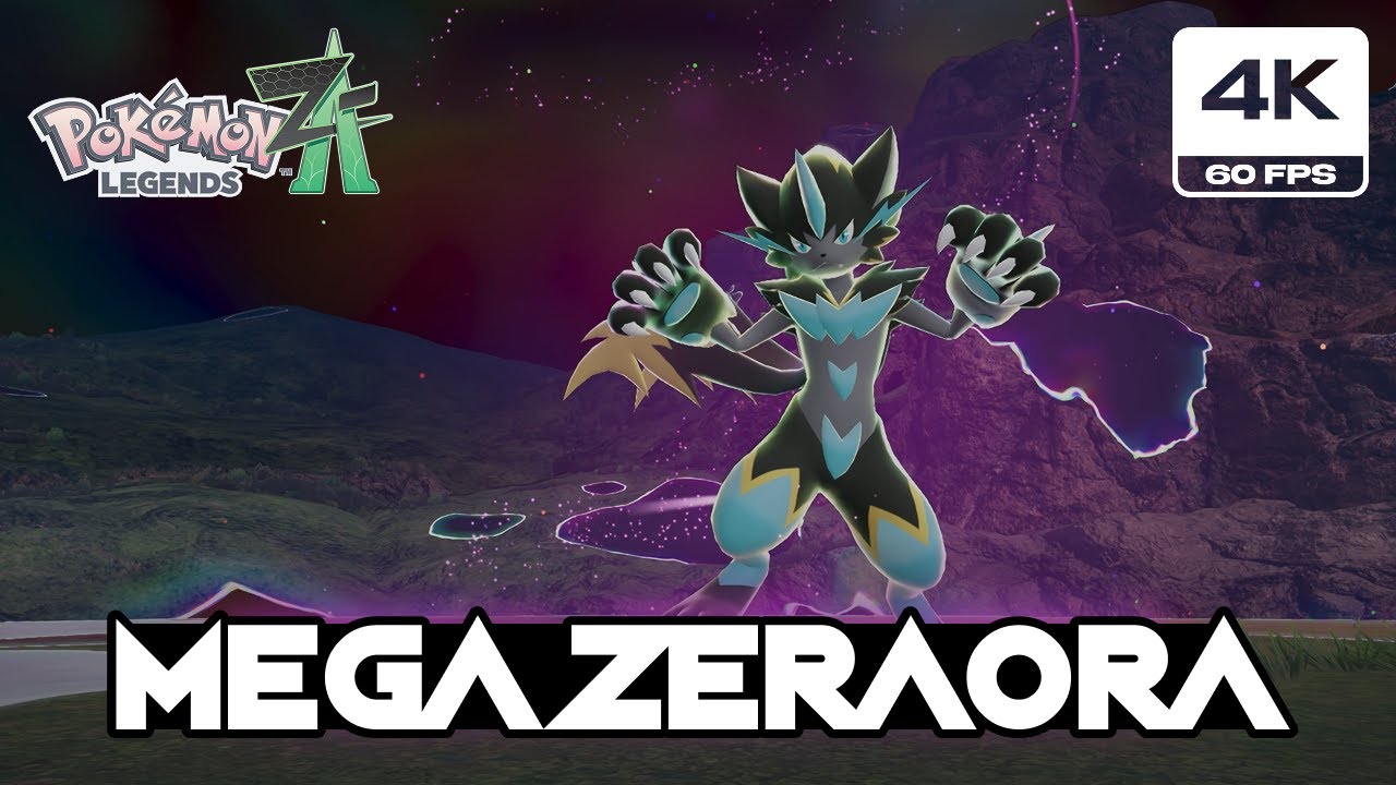 Pokemon Legends Z-A - Mega Zeraora Boss Fight [Mega Dimension DLC]