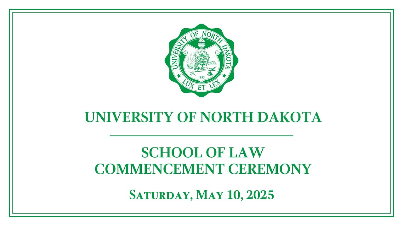 UND School of Law Commencement 2025