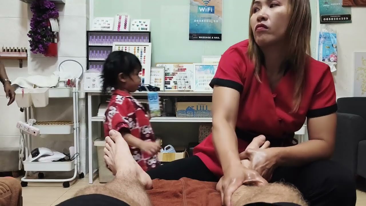Amazing foot Massage in Koh Samui Thailand 
