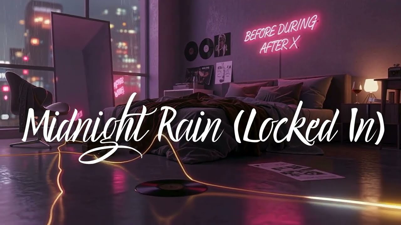 🌧️Midnight Rain (Locked In) - PBR&B / Trap Soul [Rainy Vibe] 🌧️ | Before During After X