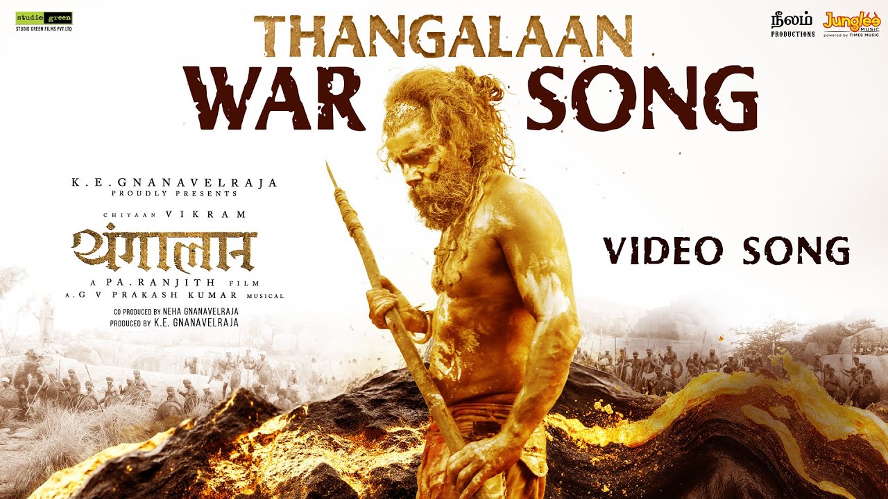 Thangalaan War - Official Video (Hindi) | Thangalaan | Chiyaan Vikram | Pa Ranjith| GV Prakash Kumar