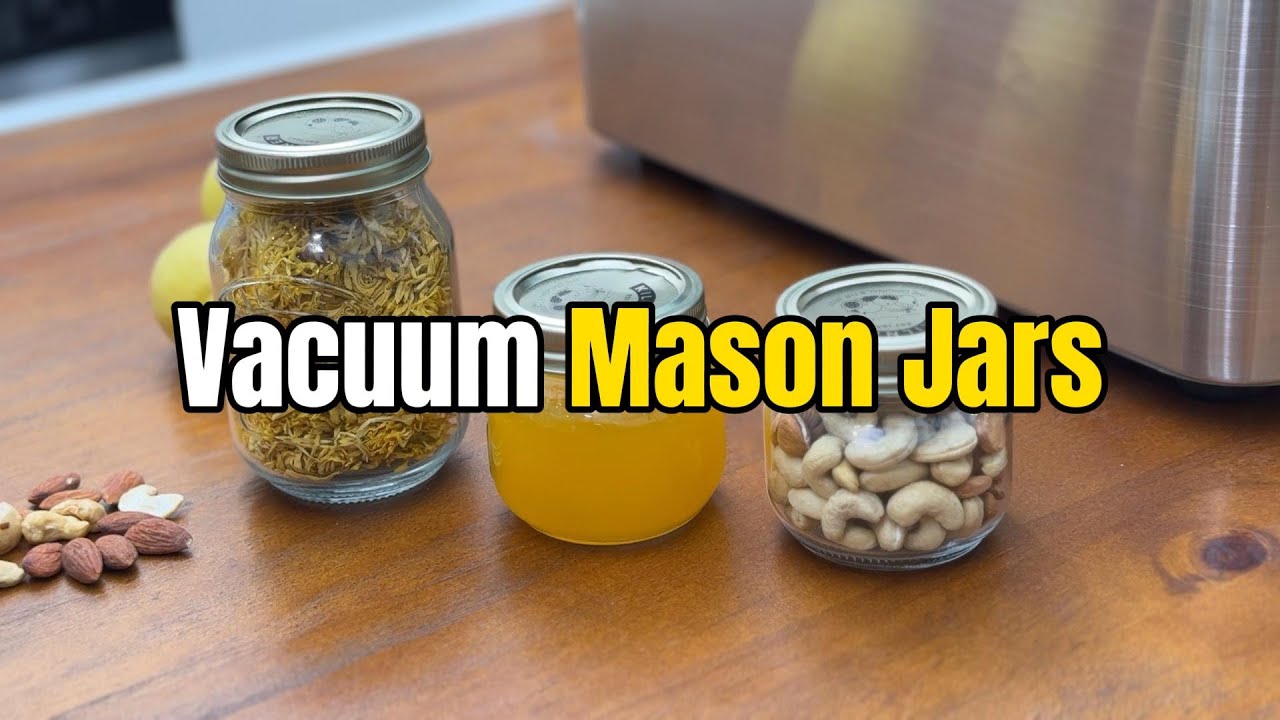 How to Vacuum Mason Jars with a Chamber Vacuum Sealer | Wevac CV12
