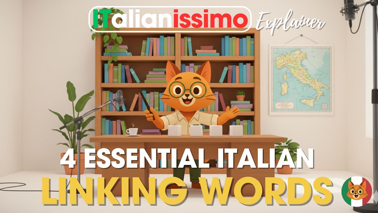 4 самых важных итальянских слова-связки с понятным объяснением 🇮🇹 Учите итальянский быстрее