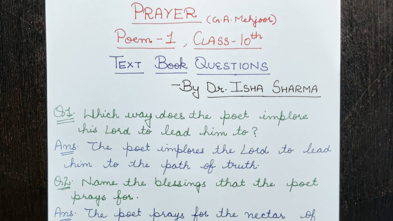 Prayer