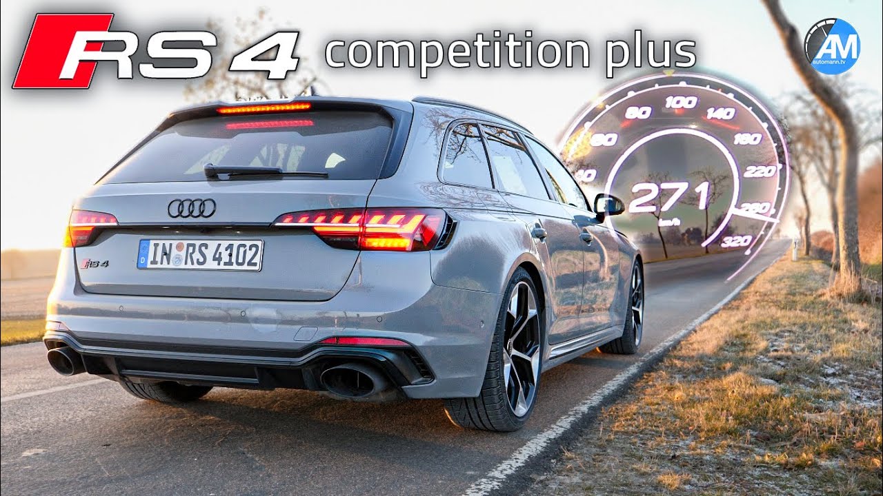 NEW! RS4 Competition PLUS | 0-100 & 100-200 km/h acceleration🏁 | by Automann in 4K