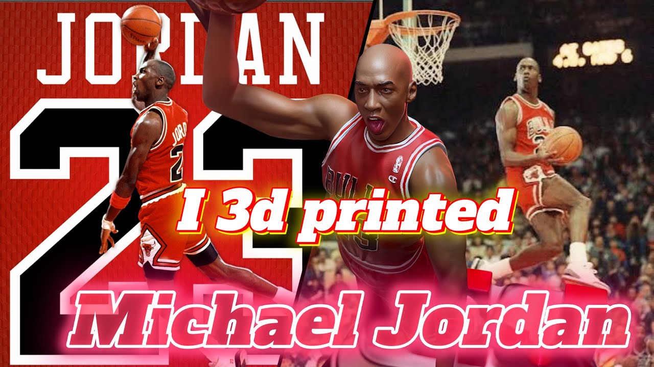 How i Painted Michael Jordan 3d Printed