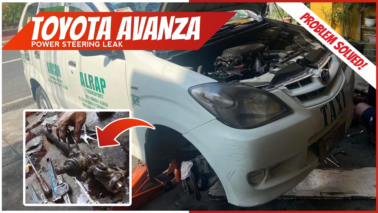 Toyota Avanza Power Steering Leak Problem Solved | Rack and Pinion Check & Repair