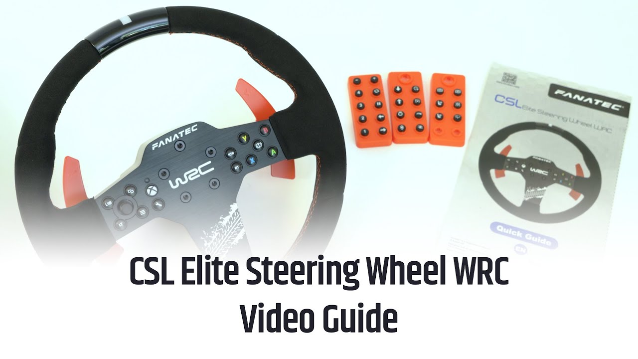 Fanatec CSL Elite Steering Wheel WRC Video Guide