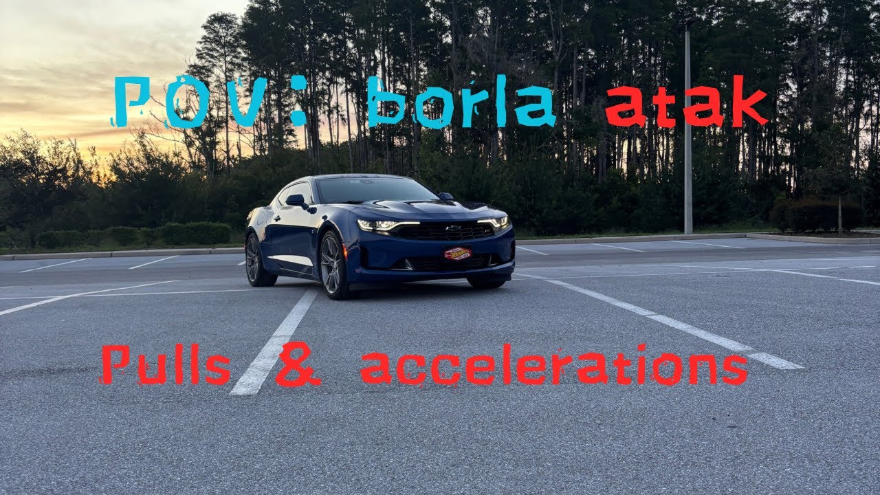 2 minutes of BORLA ATAK light pulls | 2019 Camaro rs 3.6 v6 MANUAL 