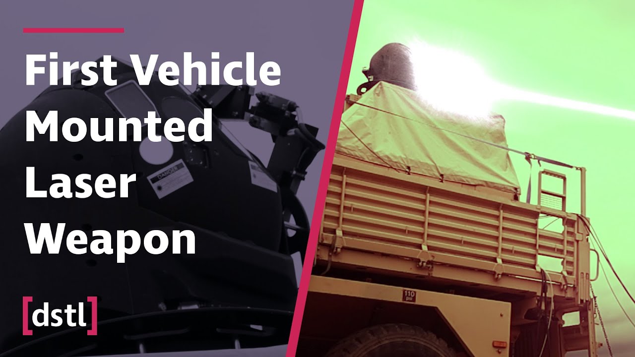 First trial on British Army vehicle for high-powered laser weapon