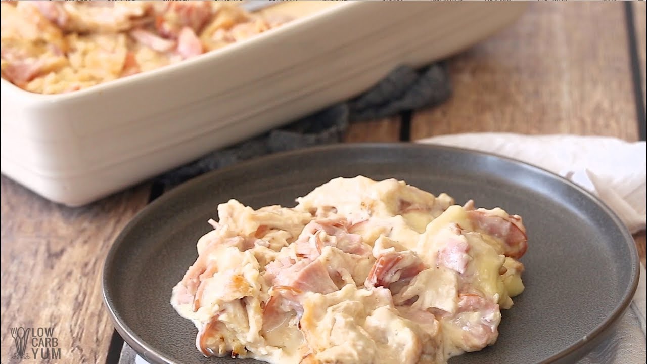Low Carb Chicken Cordon Bleu Casserole