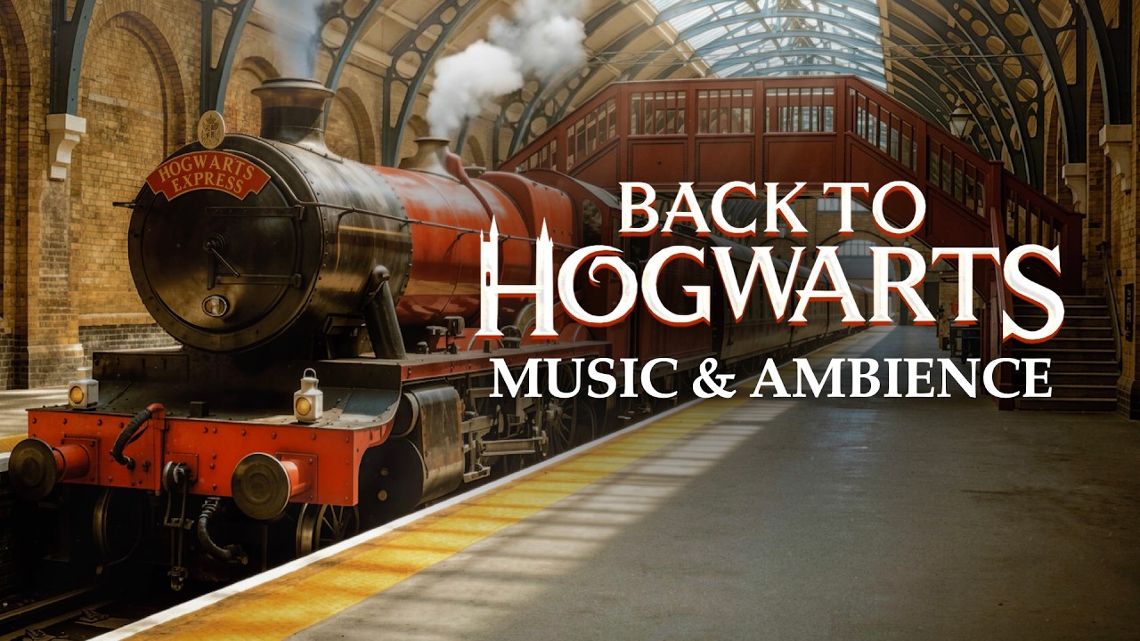 Harry Potter | 🚂 Back to Hogwarts on the Hogwarts Express, Peaceful Music & Ambience