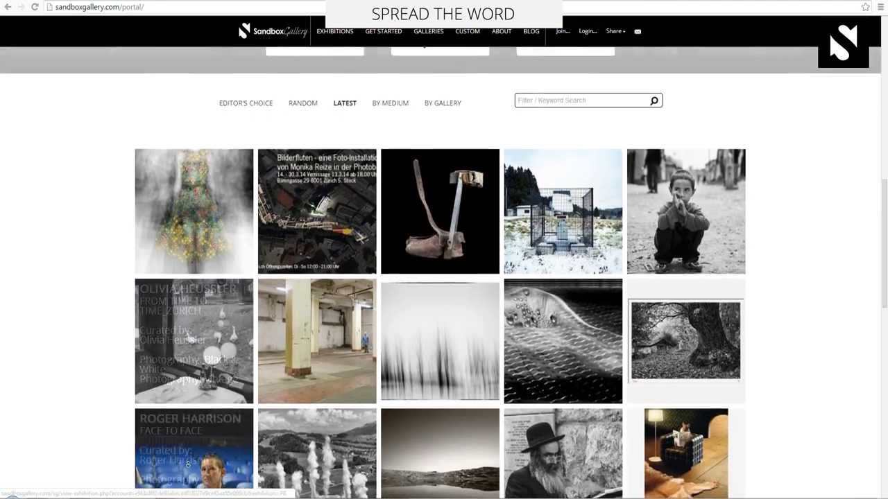 SandboxGallery - Your exhibition online in 3D!