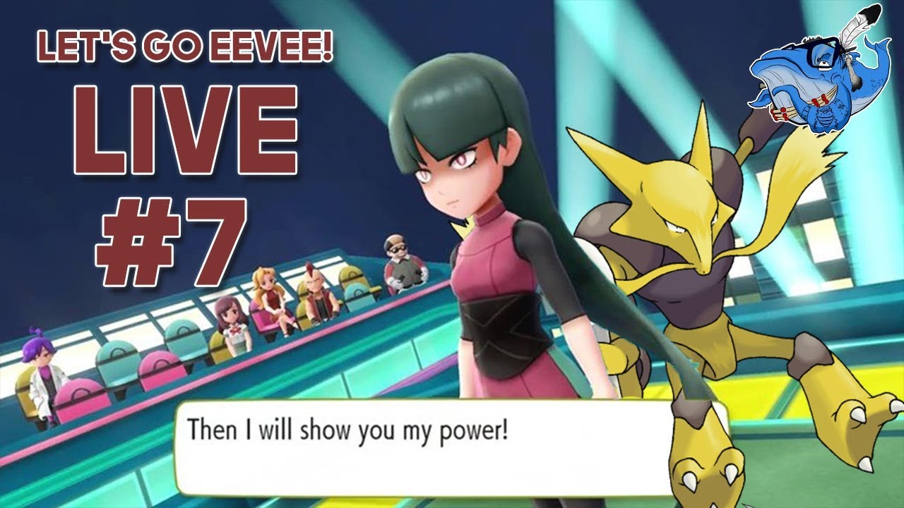 SABRINA A PSZICHÓ LUVNYA - POKÉMON LET'S GO EEVEE! - LIVE - #7