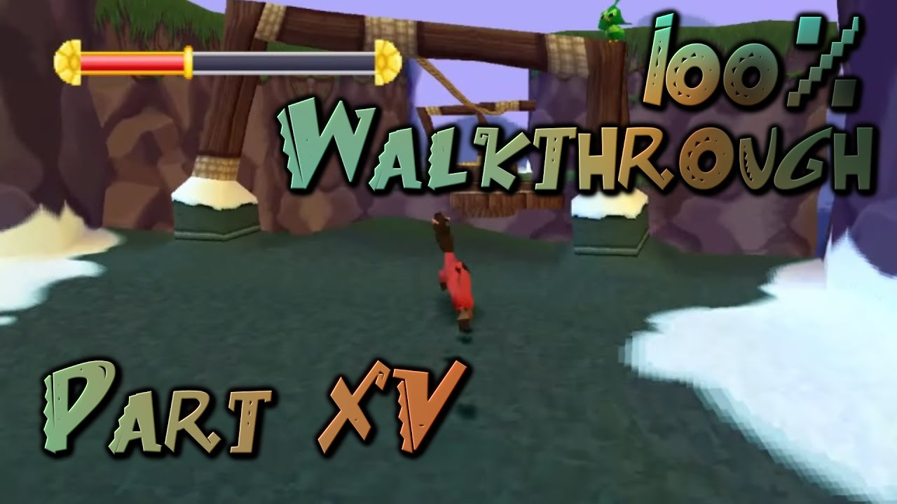 The Emperor's New Groove (PS1) 100% Walkthrough Part 15: Mountain Chapter 1