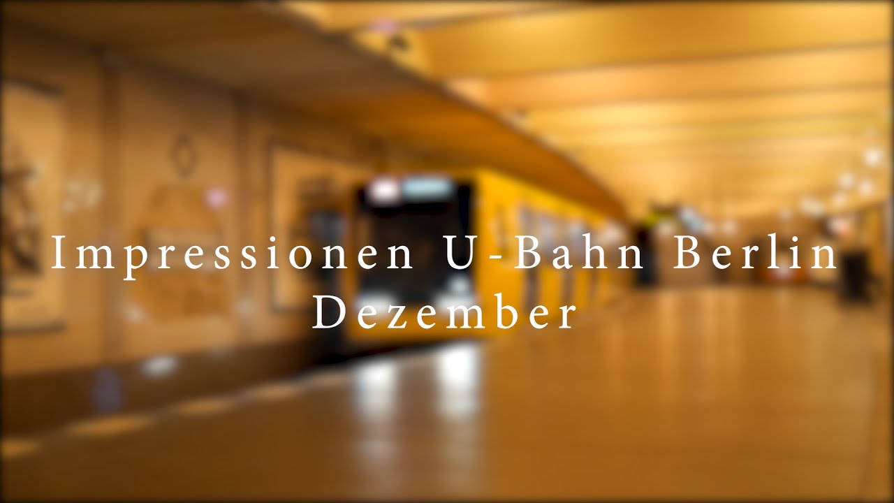 Impressionen der U-Bahn Berlin (BVG)