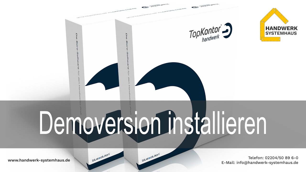 TopKontor Handwerk   Demoversion installieren