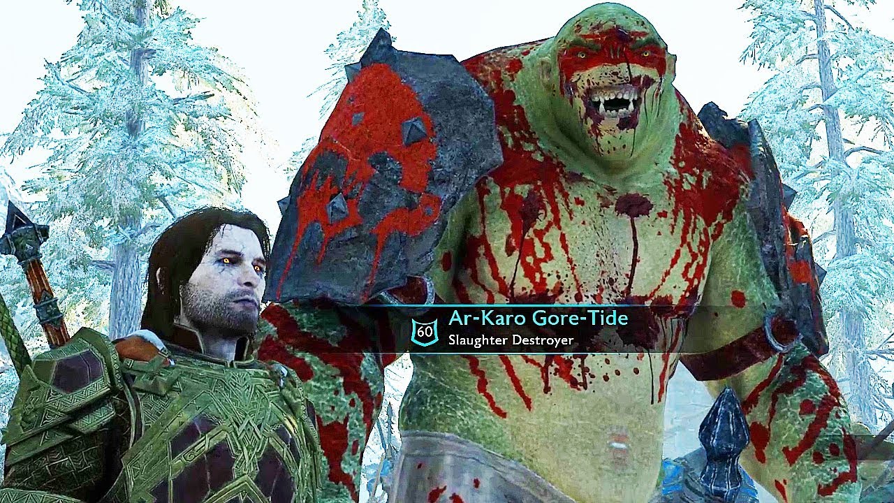 SHADOW OF WAR - HIGH Level 1000 CRUSH Overlord Feral Citadel 593 Boss Battle