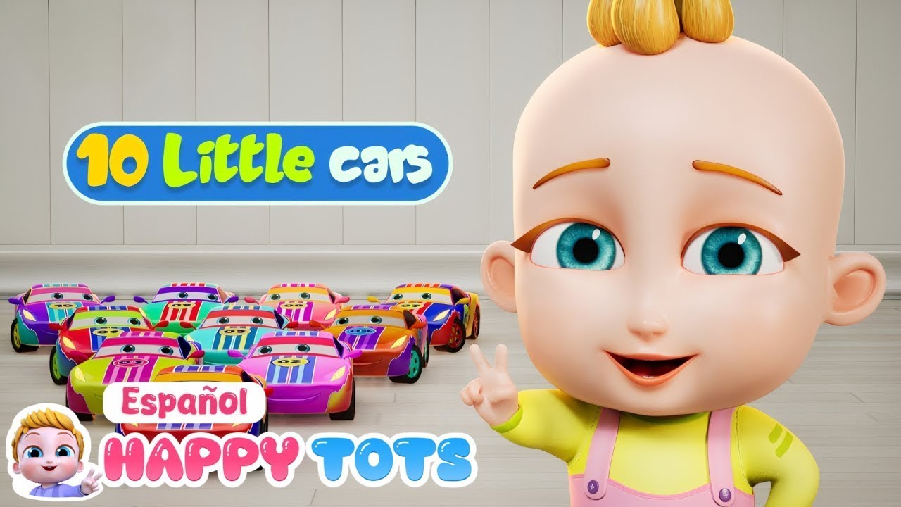 🔴Live - Diez pequeños autobuses | Canciones Infantiles | Happy Tots Español