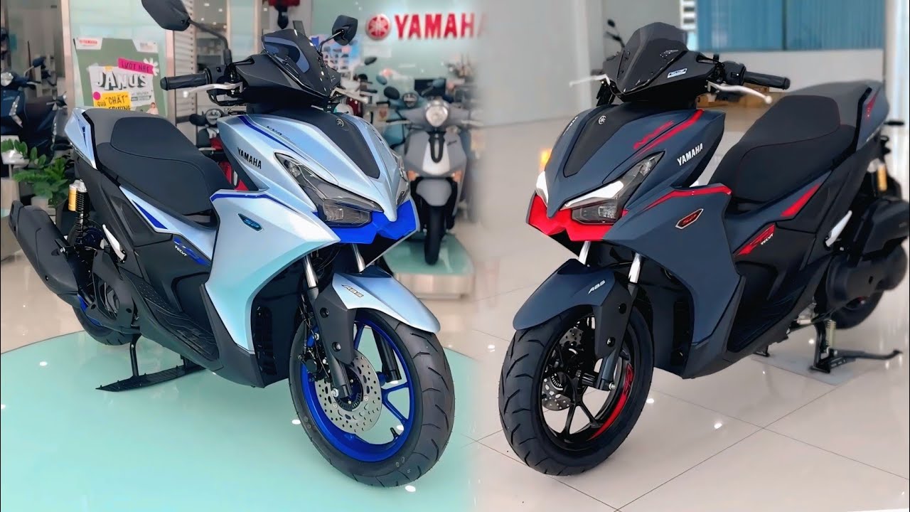 2025 YAMAHA NEW SP AND GP VERSIONS SCOOTER - AEROX 155 / NVX TURBO WALKAROUND