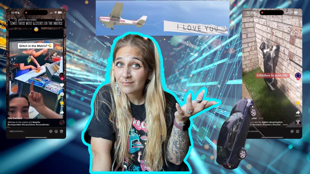 REACTING GLITCH IN THE MATRIX TIKTOKS