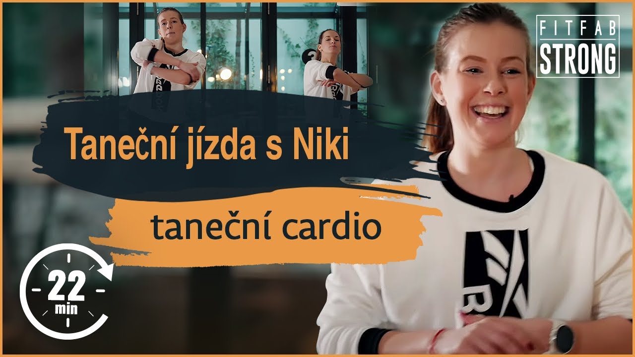 Taneční jízda s Niki | Cvičte doma s FITFAB Strong (veselé taneční cardio)