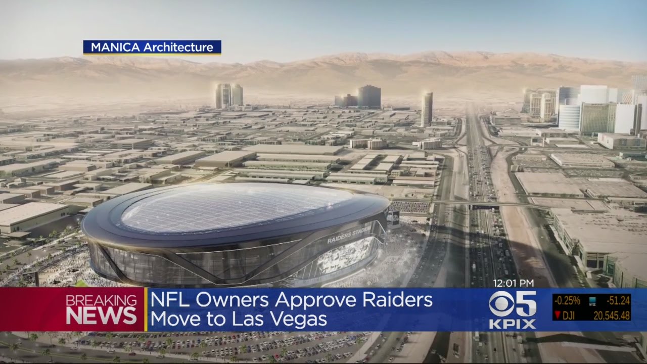 NFL Owners Approve Moving Raiders To Las Vegas